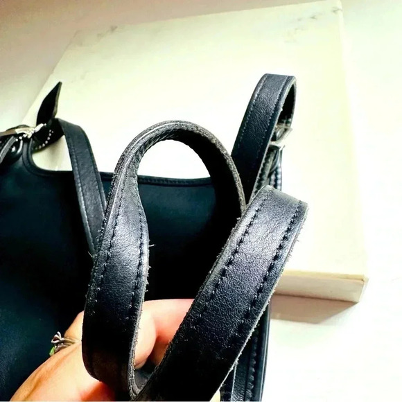 Rare Vintage Coach 9142 Mini Hippie Slim Saddle - Picture 9 of 10